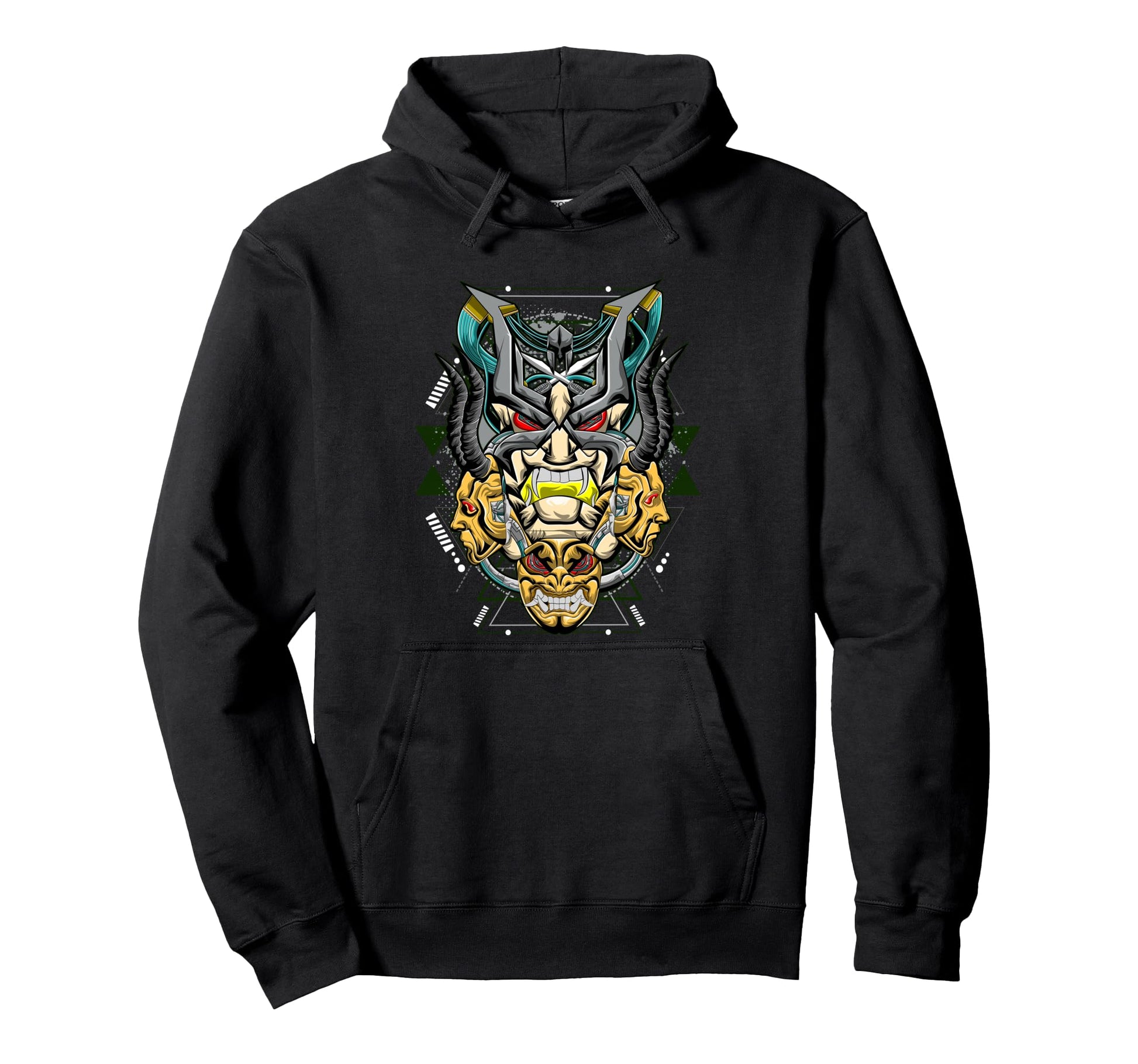 Mecha Viking Aesthetic Edgy Streetwear Hoodie - Streetwear Style for Adults - T-Shirt, Sweatshirt, Hoodie