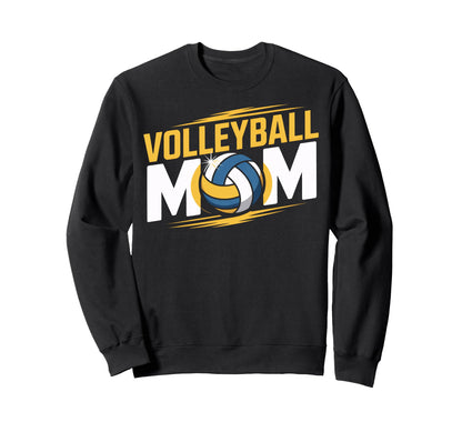 Volleyball Mom Proud Volleyball Sweatshirt - Minimalist Print Men Women - T-Shirt, Sweatshirt, Hoodie