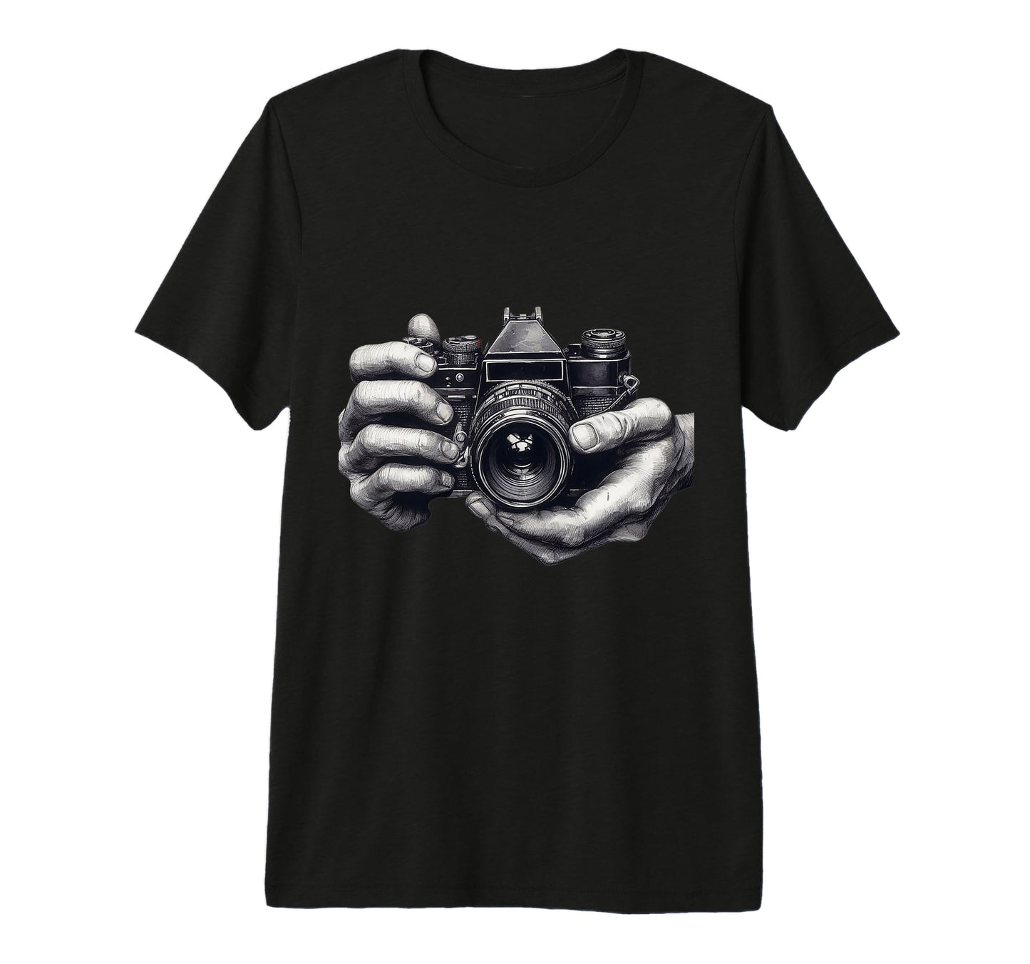 Camera Analog Slr Art Photographer Film T-Shirt - Unique Graphic Unisex - T-Shirt, Sweatshirt, Hoodie
