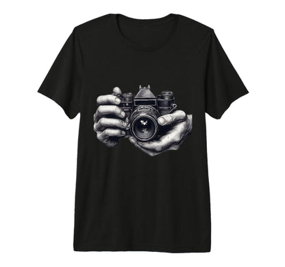 Camera Analog Slr Art Photographer Film T-Shirt - Unique Graphic Unisex - T-Shirt, Sweatshirt, Hoodie