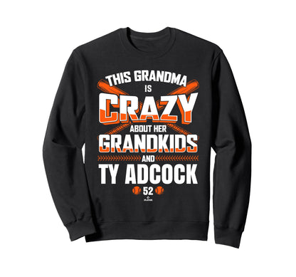 Grandma Crazy Ty Adcock New York Sweatshirt - Aesthetic Graphic Men Women - T-Shirt, Sweatshirt, Hoodie