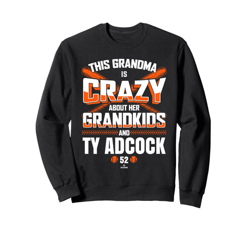 Grandma Crazy Ty Adcock New York Sweatshirt - Aesthetic Graphic Men Women - T-Shirt, Sweatshirt, Hoodie
