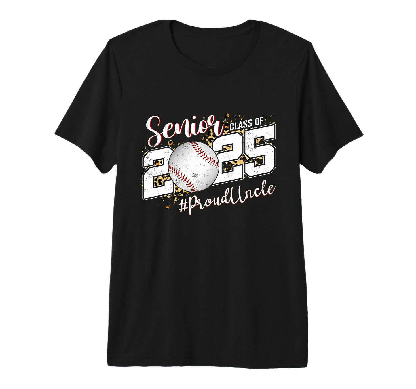 Proud Uncle 2025 Senior Baseball T-Shirt - Trendy Graphic Men Women - T-Shirt, Sweatshirt, Hoodie