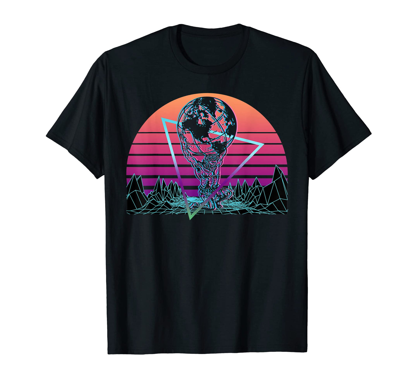 Atlas Greek Titan Ancient Greece T-Shirt - Custom Art Print Men Women - T-Shirt, Sweatshirt, Hoodie