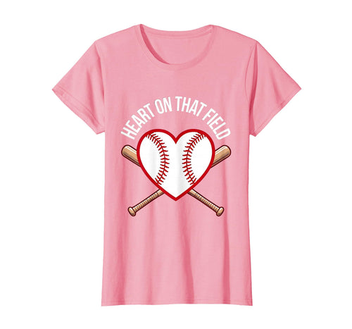 Heart That Field Baseball Mom T-Shirt - Trendy Graphic for Adults - T-Shirt, Sweatshirt, Hoodie