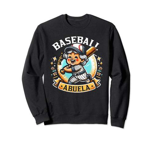 Baseball Grandma Grandmother Granny Sweatshirt - Fun Novelty Design Unisex - T-Shirt, Sweatshirt, Hoodie