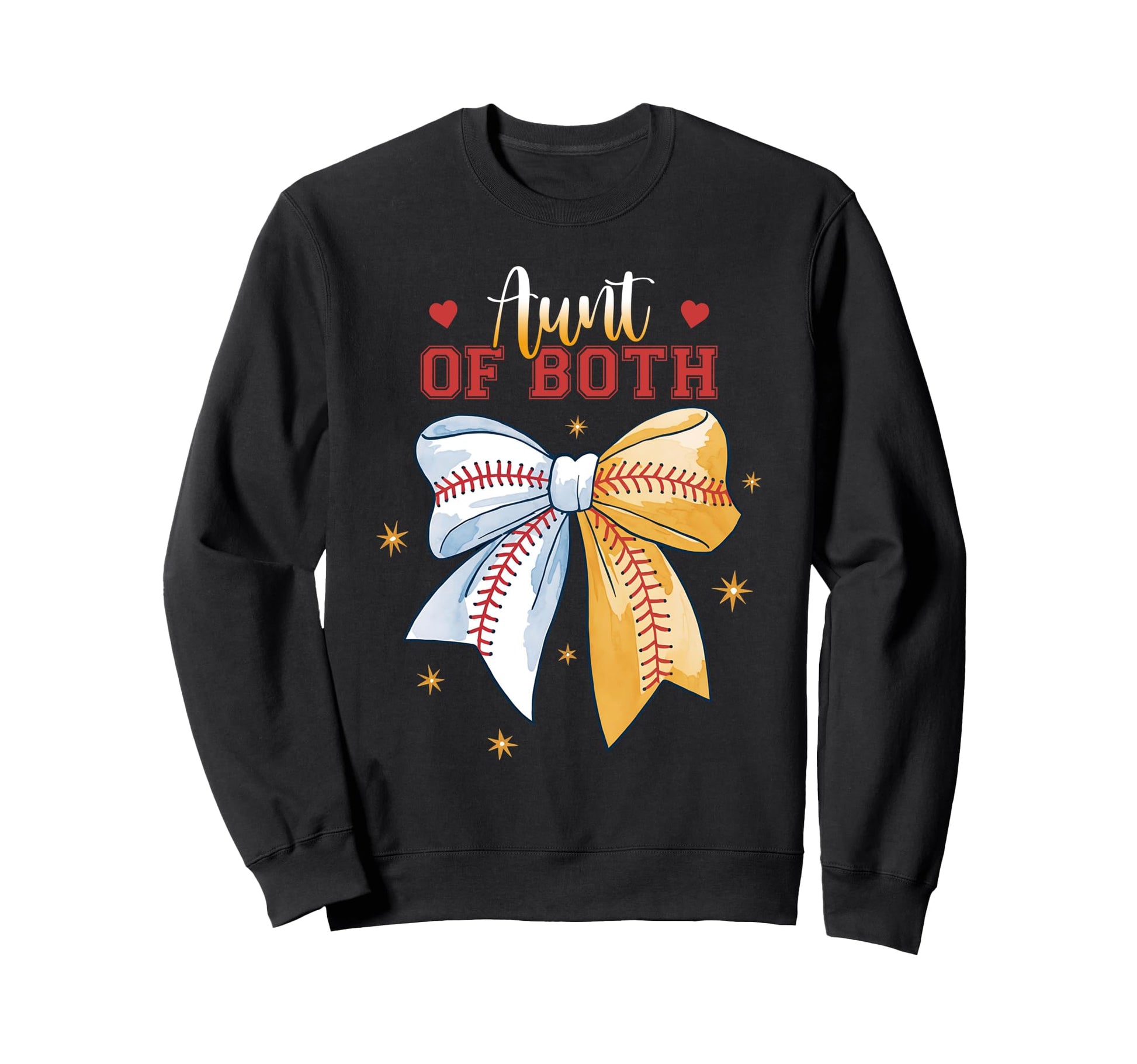 Aunt Both Baseball Softball Sweatshirt - Fun Novelty Design Men Women - T-Shirt, Sweatshirt, Hoodie