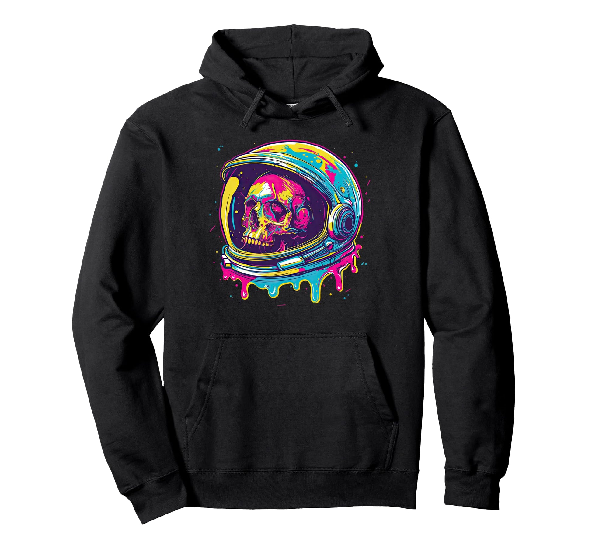 Colorful Vaporwave Trippy Astronaut Cosmic Hoodie - Novelty Apparel Unisex - T-Shirt, Sweatshirt, Hoodie