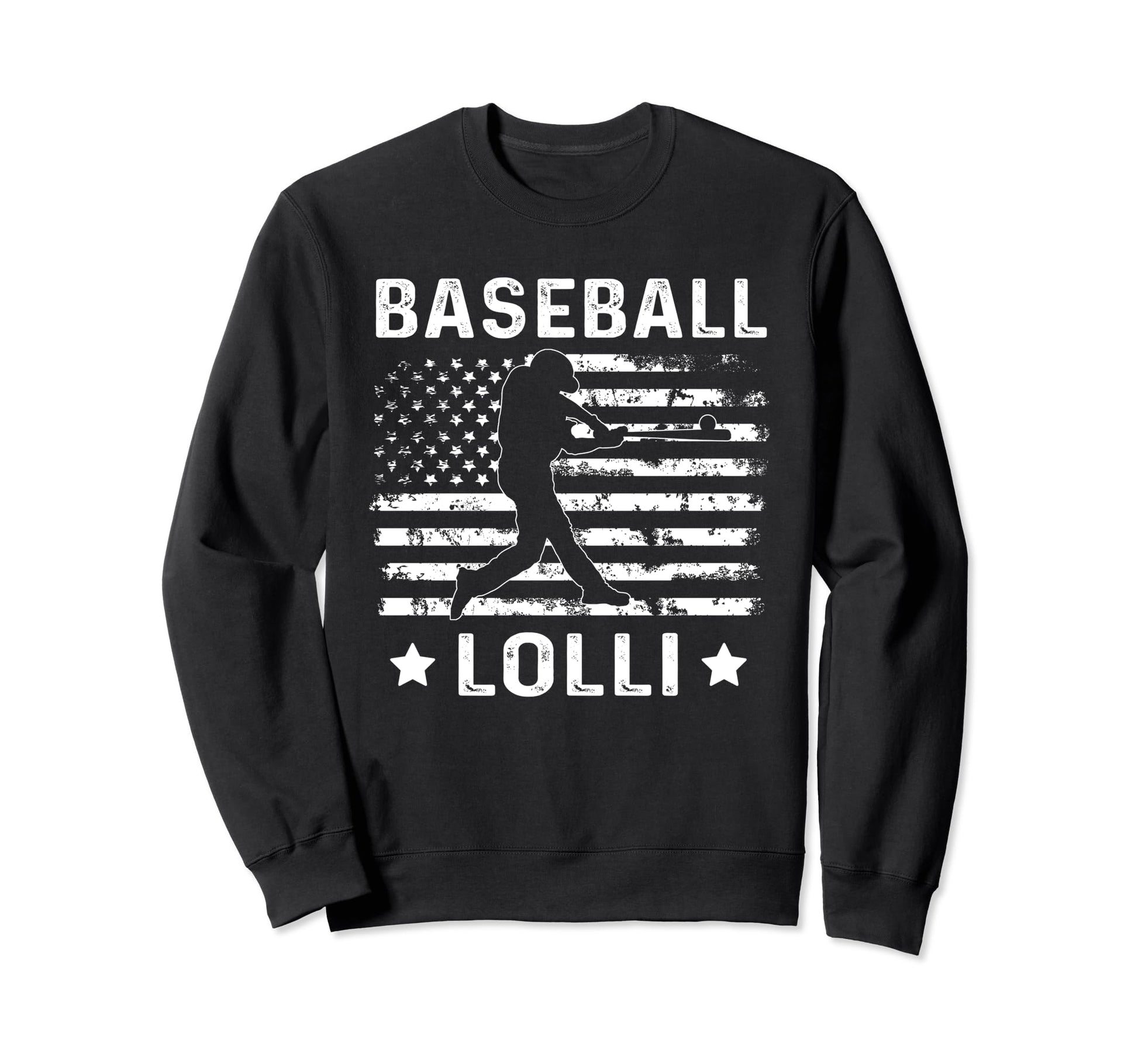 Baseball Lolli Grandma Usa Flag 4Th Sweatshirt - Unique Graphic for Adults - T-Shirt, Sweatshirt, Hoodie