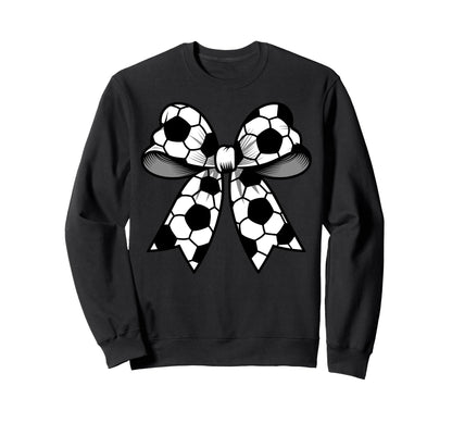 Soccer Coquette Bow Funny Soccer Sweatshirt - Fun Novelty Design Unisex - T-Shirt, Sweatshirt, Hoodie