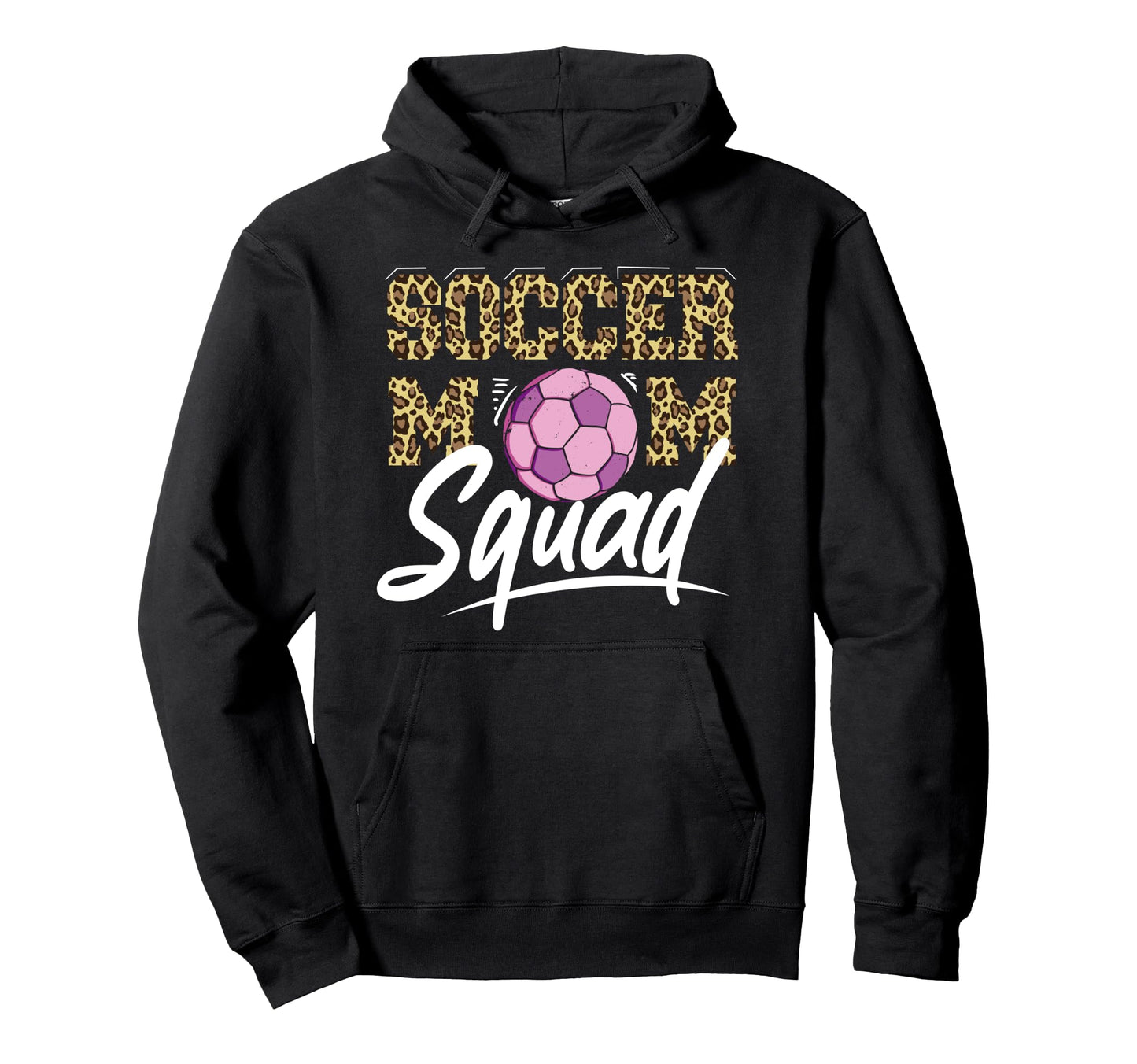Soccer Mother Gameday Soccer Mom Squad Hoodie - Graphic Print Unisex - T-Shirt, Sweatshirt, Hoodie