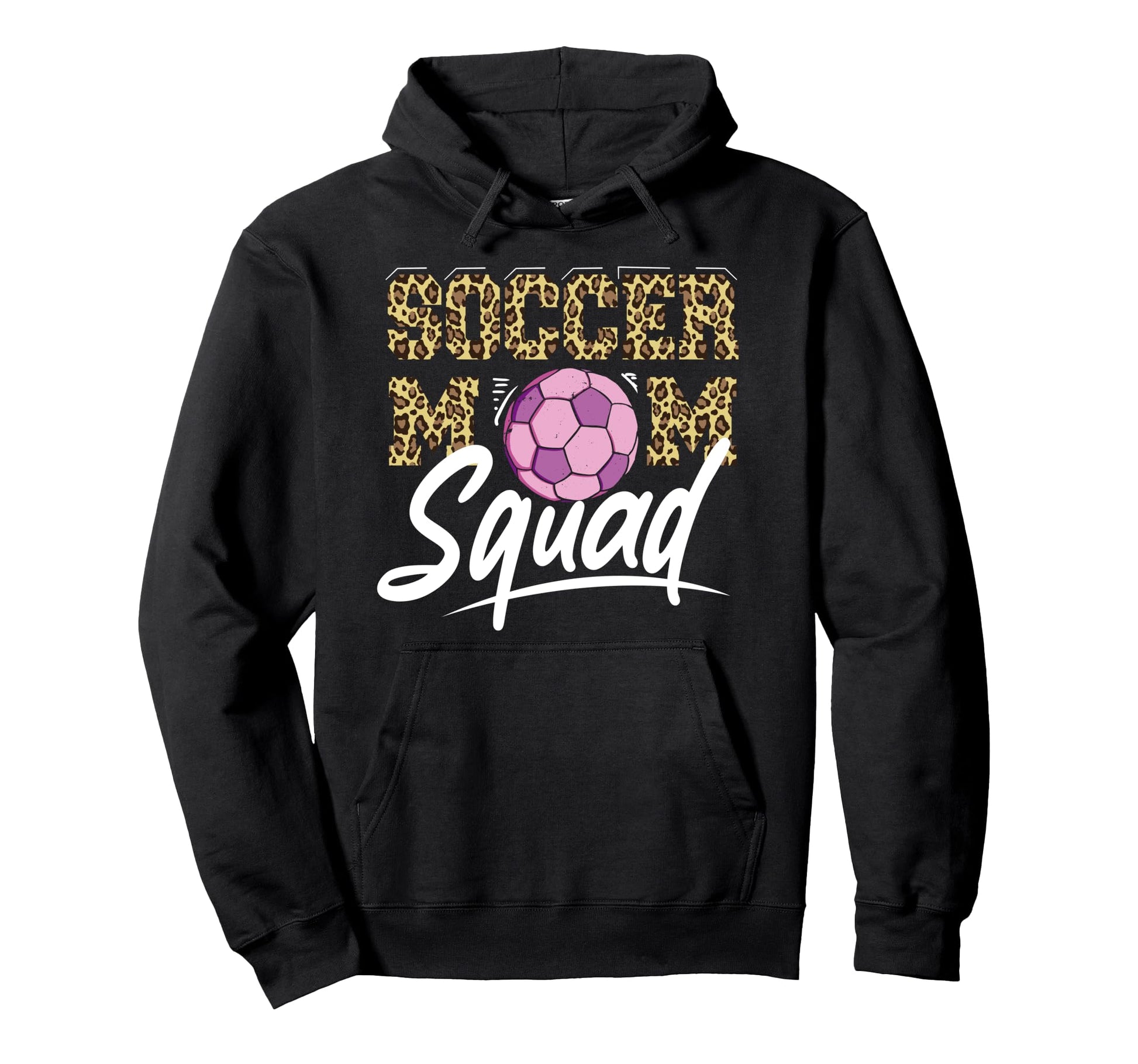Soccer Mother Gameday Soccer Mom Squad Hoodie - Graphic Print Unisex - T-Shirt, Sweatshirt, Hoodie