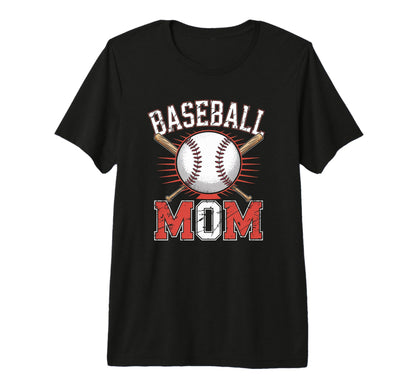 Baseball Mom Proud Baseball Tournament T-Shirt - Novelty Apparel Men Women - T-Shirt, Sweatshirt, Hoodie
