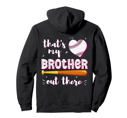 Baseball Little Sister Heart Baseball Lil Hoodie - Trendy Graphic Unisex - T-Shirt, Sweatshirt, Hoodie