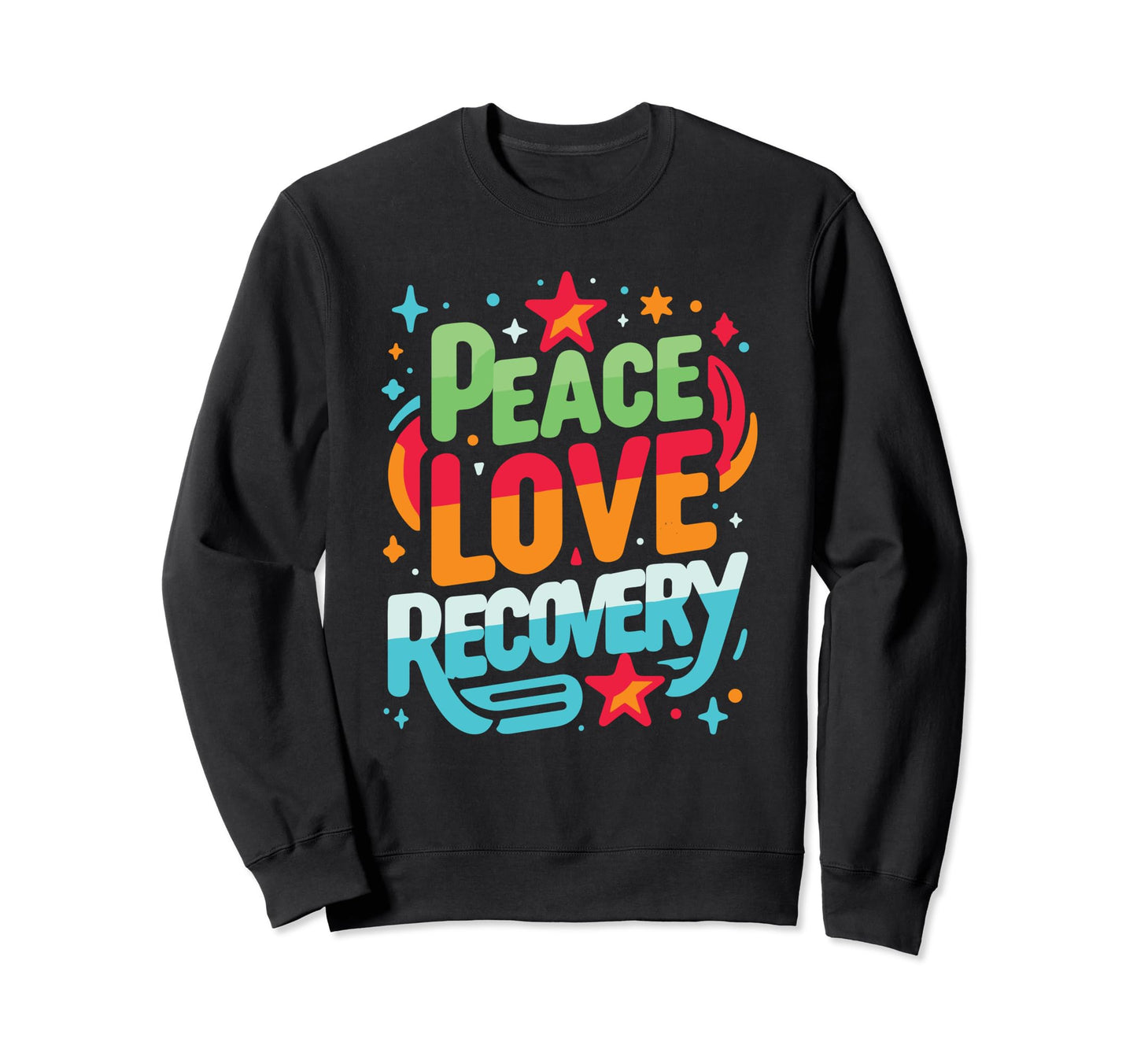Substance Abuse Counselor Peace Sweatshirt - Custom Art Print Men Women - T-Shirt, Sweatshirt, Hoodie