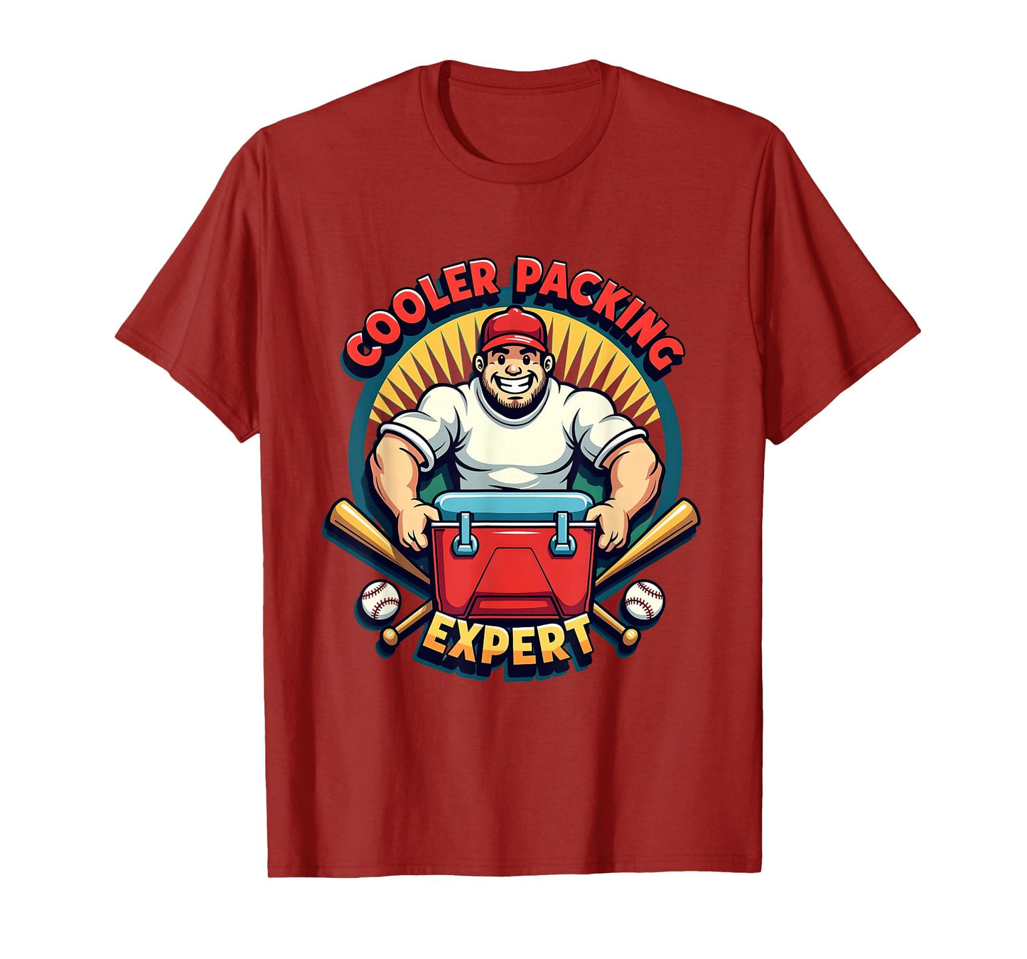 Cooler Packing Expert Baseball Dad T-Shirt - Aesthetic Graphic Unisex - T-Shirt, Sweatshirt, Hoodie
