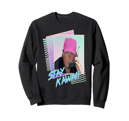Trump Vaporwave Aesthetic Donald Sweatshirt - Minimalist Print for Adults - T-Shirt, Sweatshirt, Hoodie