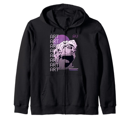 Vaporwave Aesthetic 80S 90S Streetwear Hoodie - Custom Art Print Men Women - T-Shirt, Sweatshirt, Hoodie