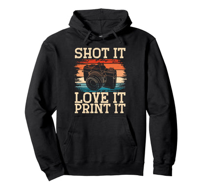 Photo Camera Photographer Flash People Hoodie - Streetwear Style Unisex - T-Shirt, Sweatshirt, Hoodie