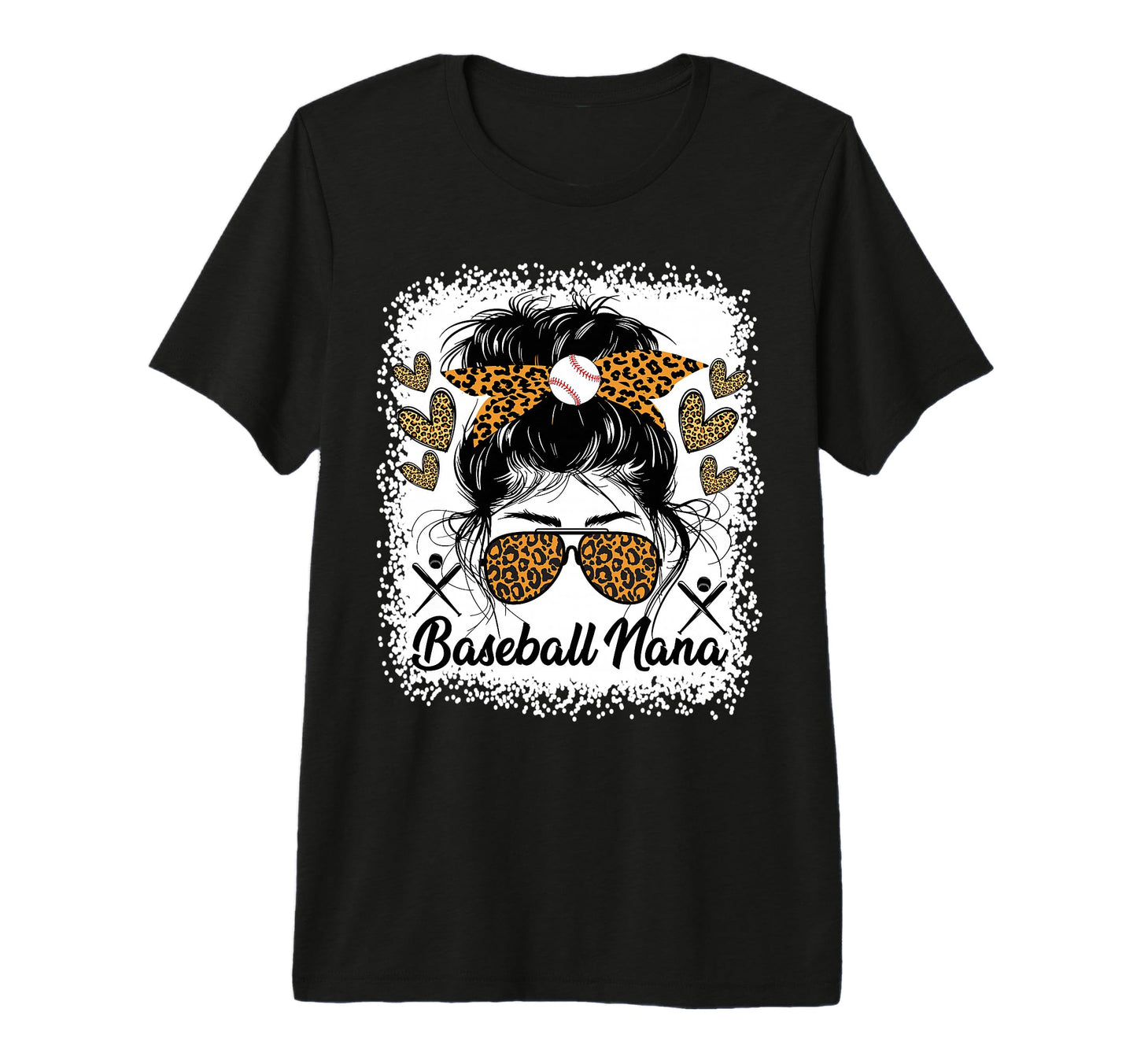 Baseball Nana Baseball Player Sports T-Shirt - Custom Art Print for Adults - T-Shirt, Sweatshirt, Hoodie