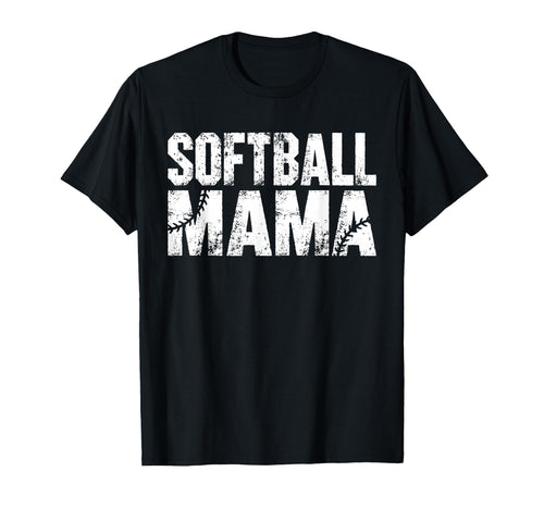 Softball Mama Game Day Softball Mom Mother T-Shirt - Trendy Graphic Unisex - T-Shirt, Sweatshirt, Hoodie