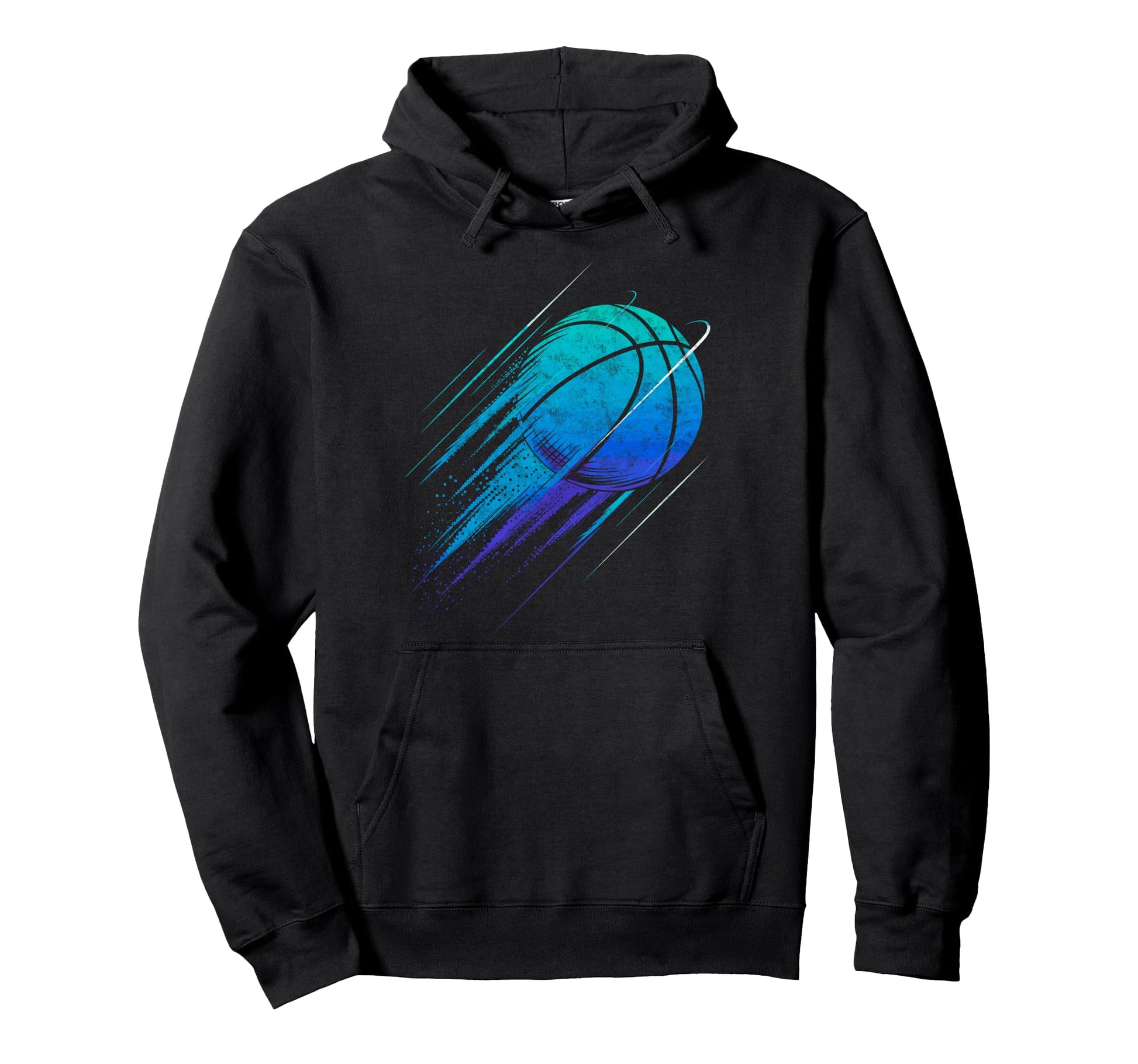Basketball Ball Basketball Player Fan Hoodie - Custom Art Print Men Women - T-Shirt, Sweatshirt, Hoodie
