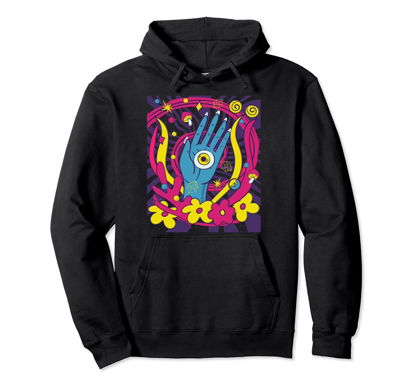 Peace Sign Love 60S 70S Tie Dye Hoodie - Aesthetic Graphic Men Women - T-Shirt, Sweatshirt, Hoodie