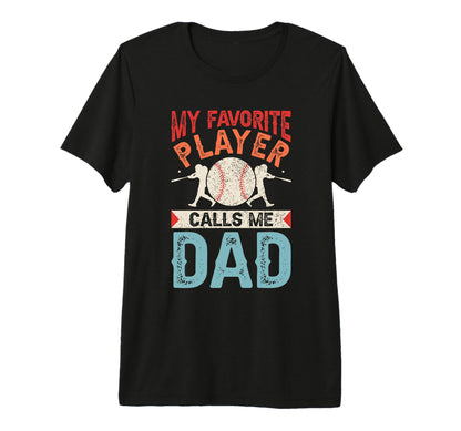 Mens My Favorite Baseball Player T-Shirt - Custom Art Print Men Women - T-Shirt, Sweatshirt, Hoodie