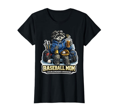 Baseball Mom Doubleheader Weekend T-Shirt - Trendy Graphic for Adults - T-Shirt, Sweatshirt, Hoodie