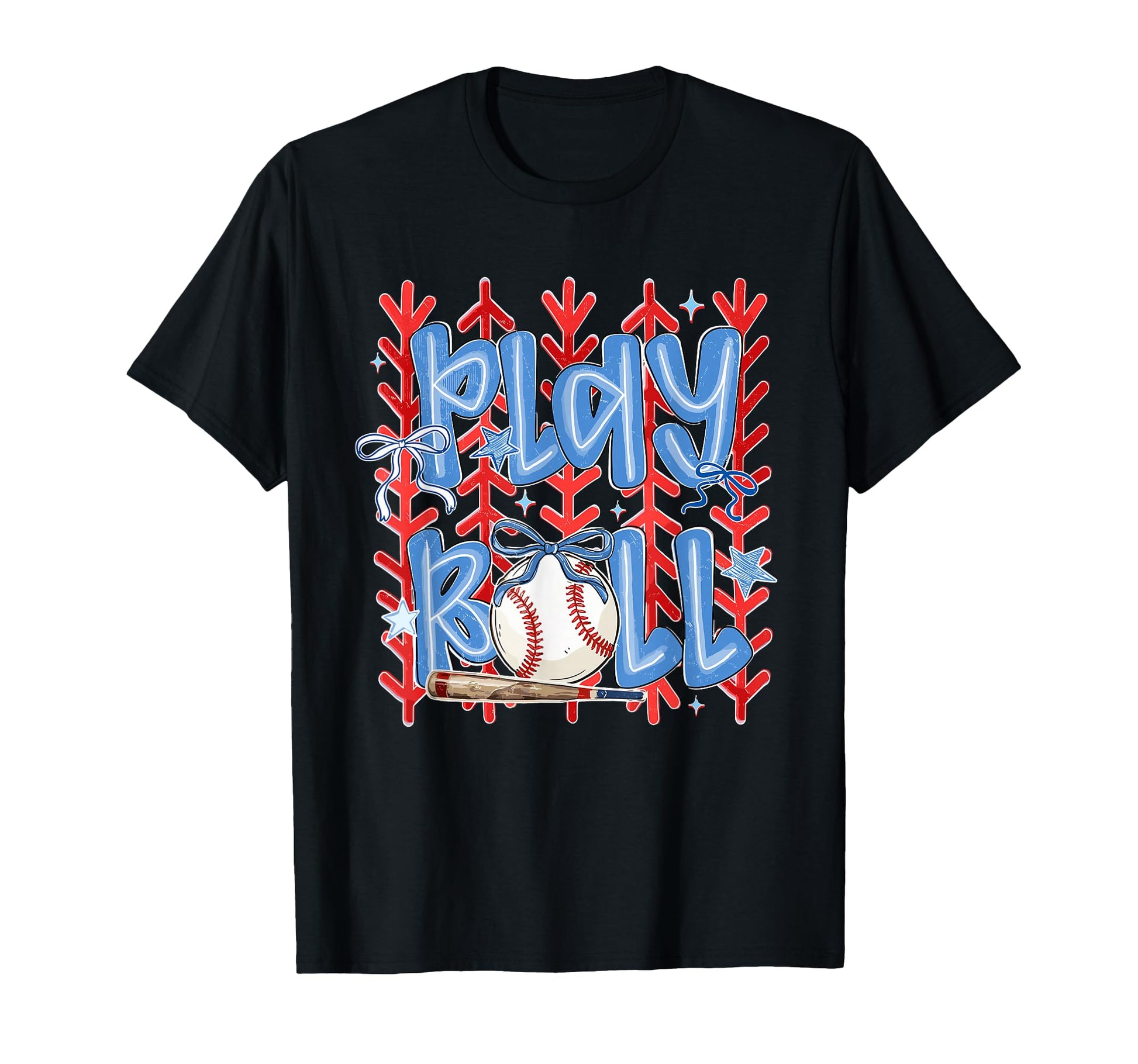 Coquette Play Ball Baseball Season T-Shirt - Minimalist Print Men Women - T-Shirt, Sweatshirt, Hoodie