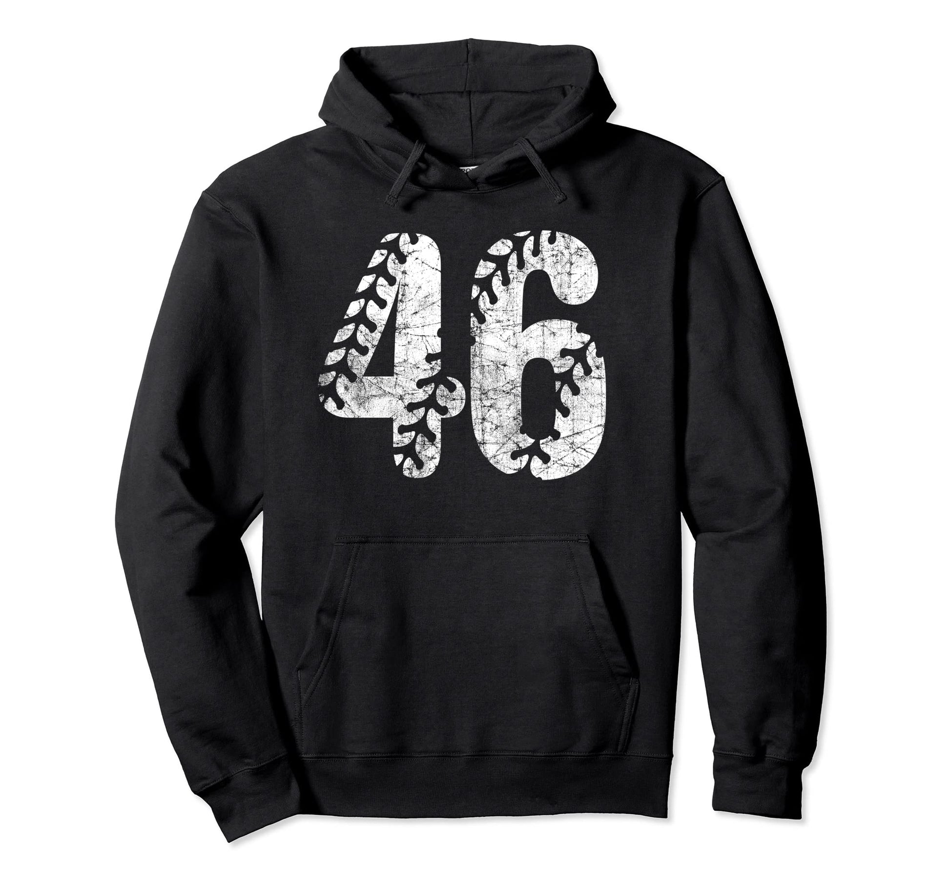 Baseball Softball Mom 46 Number 46 Hoodie - Graphic Print Unisex - T-Shirt, Sweatshirt, Hoodie