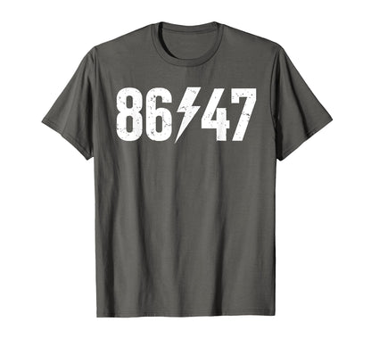 Sarcastic 8647 80S 86 47 Rock Music T-Shirt - Minimalist Print for Adults - T-Shirt, Sweatshirt, Hoodie