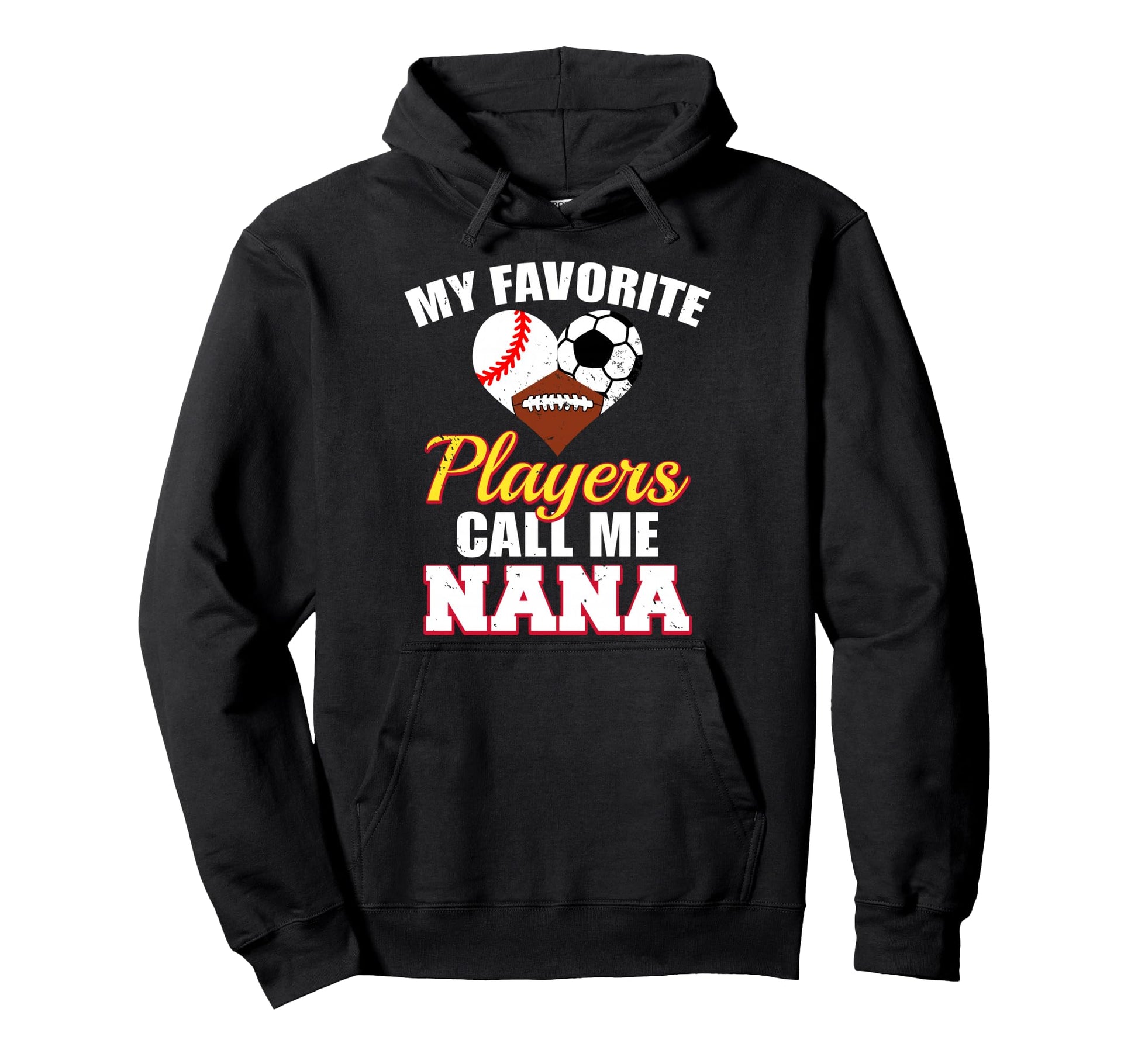 My Favorite Players Baseball Soccer Football Hoodie - Graphic Print Unisex - T-Shirt, Sweatshirt, Hoodie