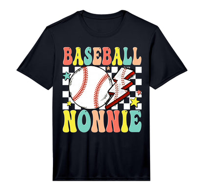 Baseball Nonnie Proud Ball Nonnie T-Shirt - Fun Novelty Design for Adults - T-Shirt, Sweatshirt, Hoodie