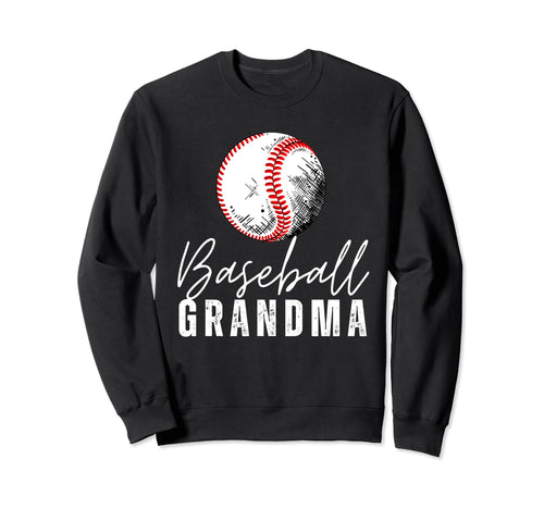 Baseball Grandma Family Sweatshirt - Casual Everyday Wear for Adults - T-Shirt, Sweatshirt, Hoodie