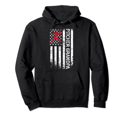 Baseball Pitcher Grandpa Baseball Pitcher Hoodie - Custom Art Print Unisex - T-Shirt, Sweatshirt, Hoodie