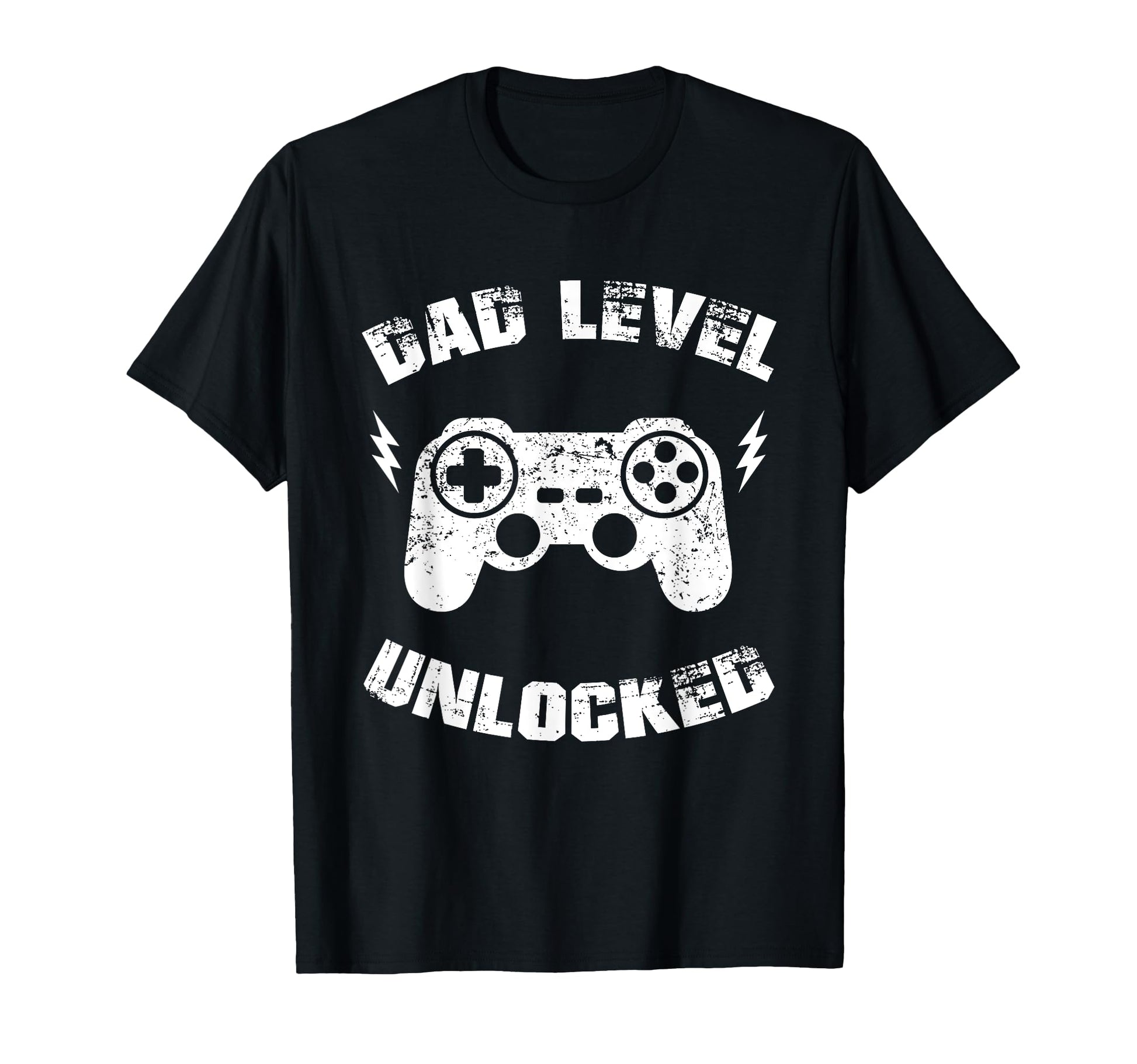 Dad Level Unlocked Gaming Controller T-Shirt - Novelty Apparel Unisex - T-Shirt, Sweatshirt, Hoodie