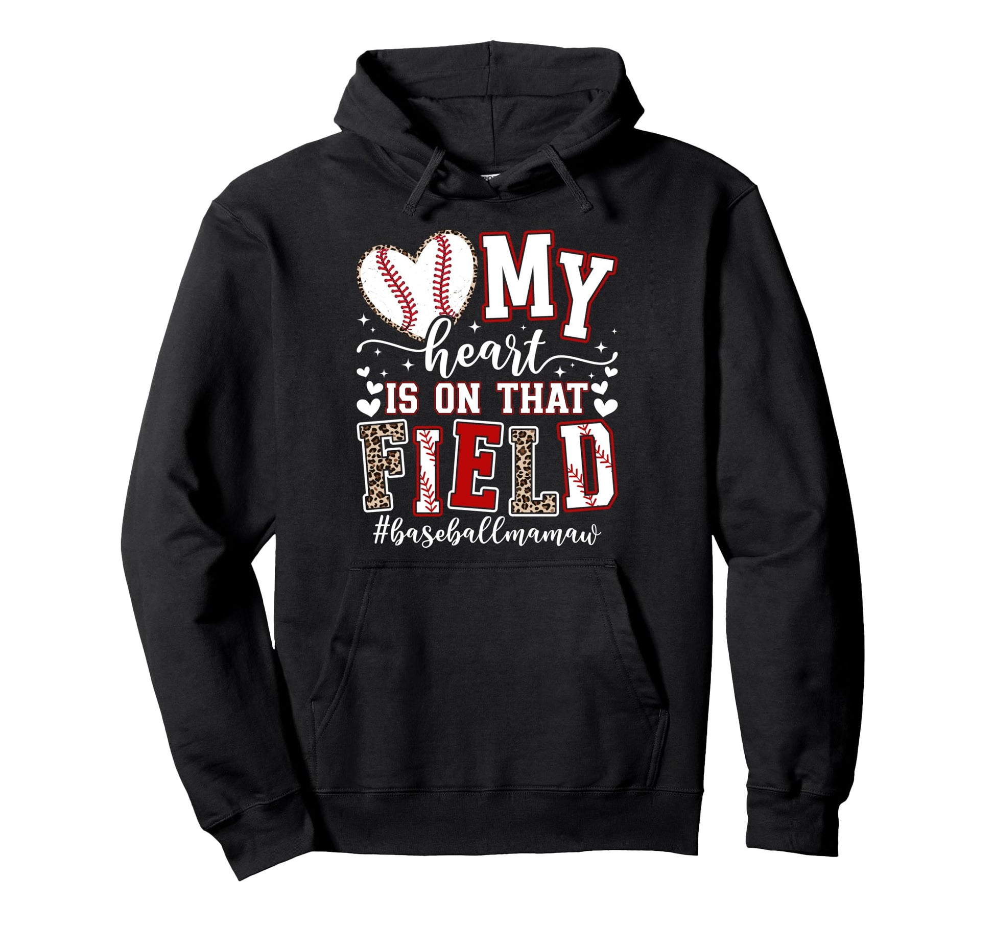 That Field Baseball Mamaw Baseball Player Hoodie - Graphic Print Unisex - T-Shirt, Sweatshirt, Hoodie