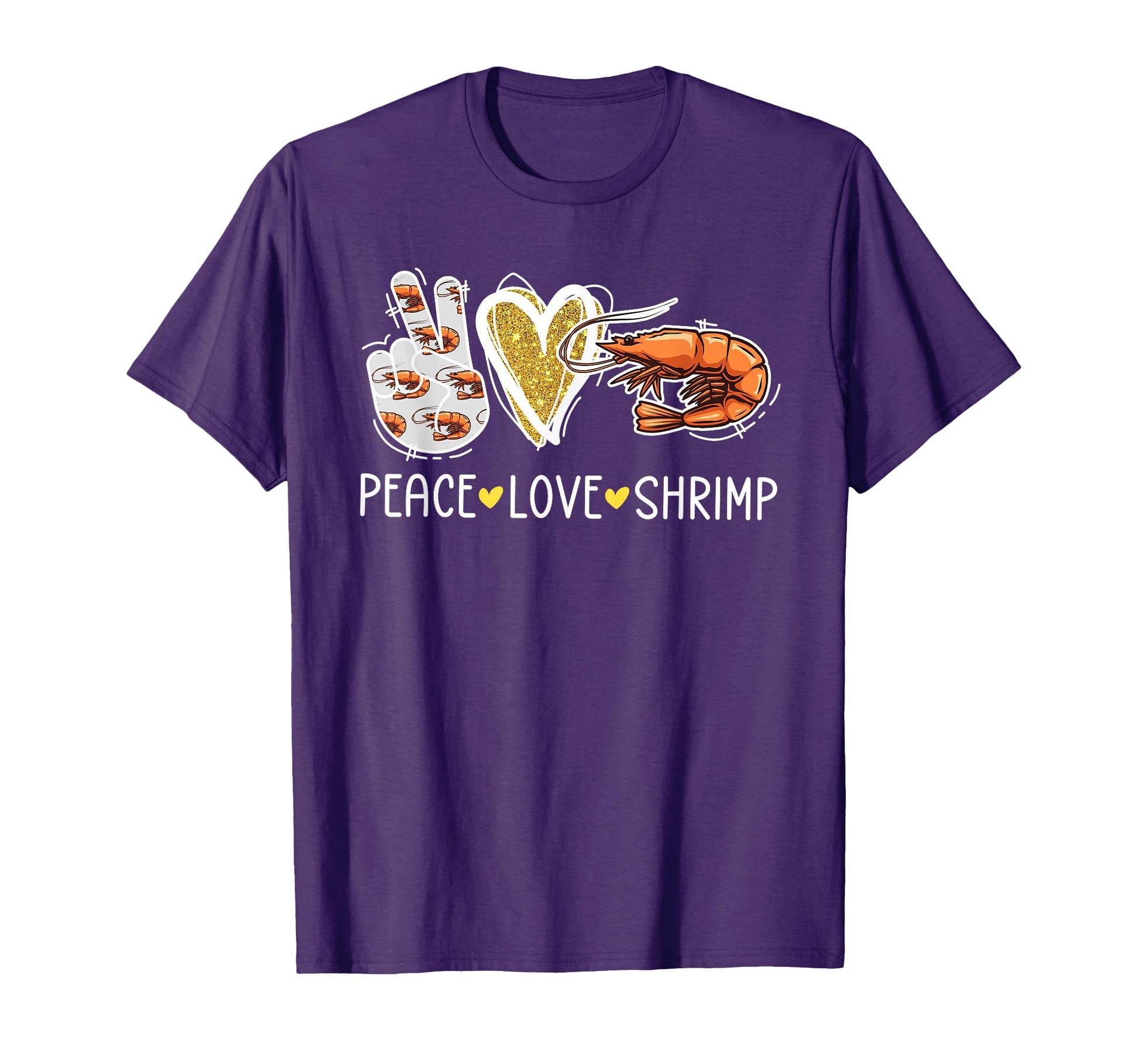 Peace Love Shrimp Lover Shrimp Shrimp T-Shirt - Streetwear Style Unisex - T-Shirt, Sweatshirt, Hoodie