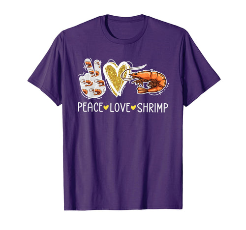 Peace Love Shrimp Lover Shrimp Shrimp T-Shirt - Streetwear Style Unisex - T-Shirt, Sweatshirt, Hoodie