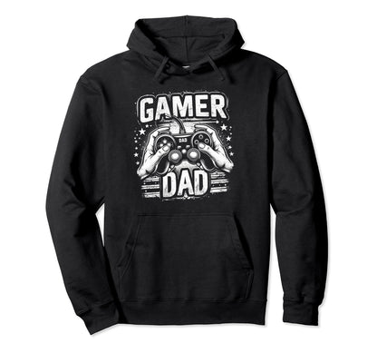 Gamer Dad Game Controller Gaming Hoodie - Streetwear Style for Adults - T-Shirt, Sweatshirt, Hoodie
