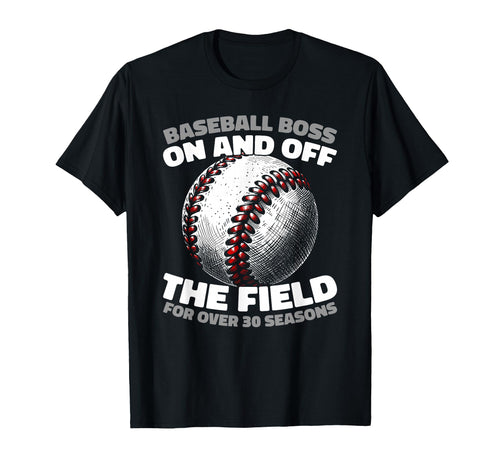 30 Years Old Baseball Team Player T-Shirt - Trendy Graphic Unisex - T-Shirt, Sweatshirt, Hoodie