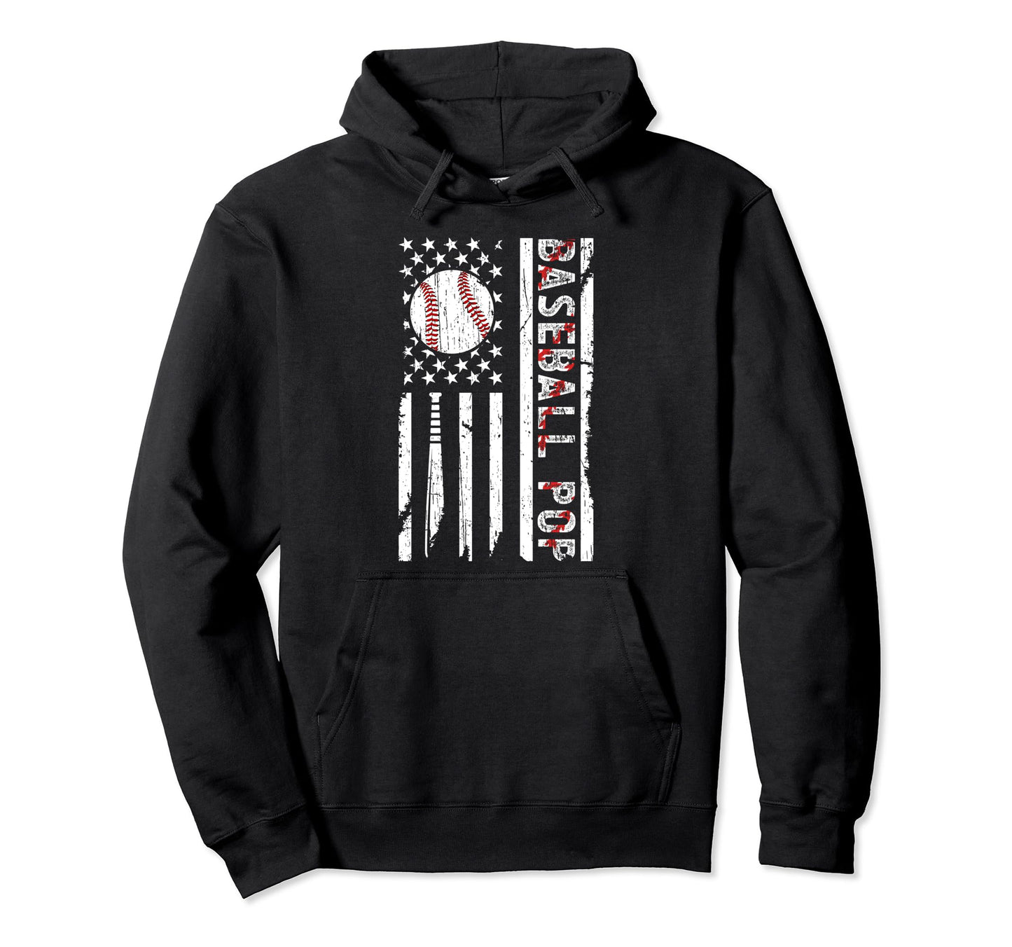 Baseball Pop Baseball Player Pop Us Hoodie - Fun Novelty Design for Adults - T-Shirt, Sweatshirt, Hoodie