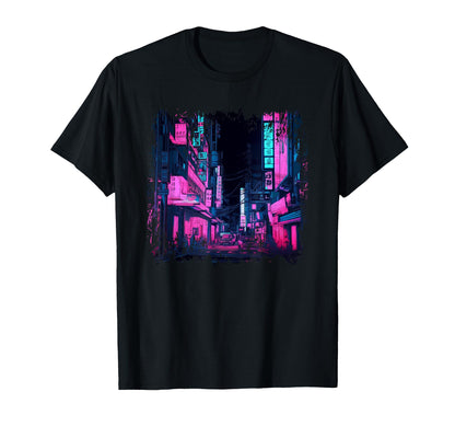 Japanese Cyberpunk Tokyo Vaporwave T-Shirt - Novelty Apparel Men Women - T-Shirt, Sweatshirt, Hoodie