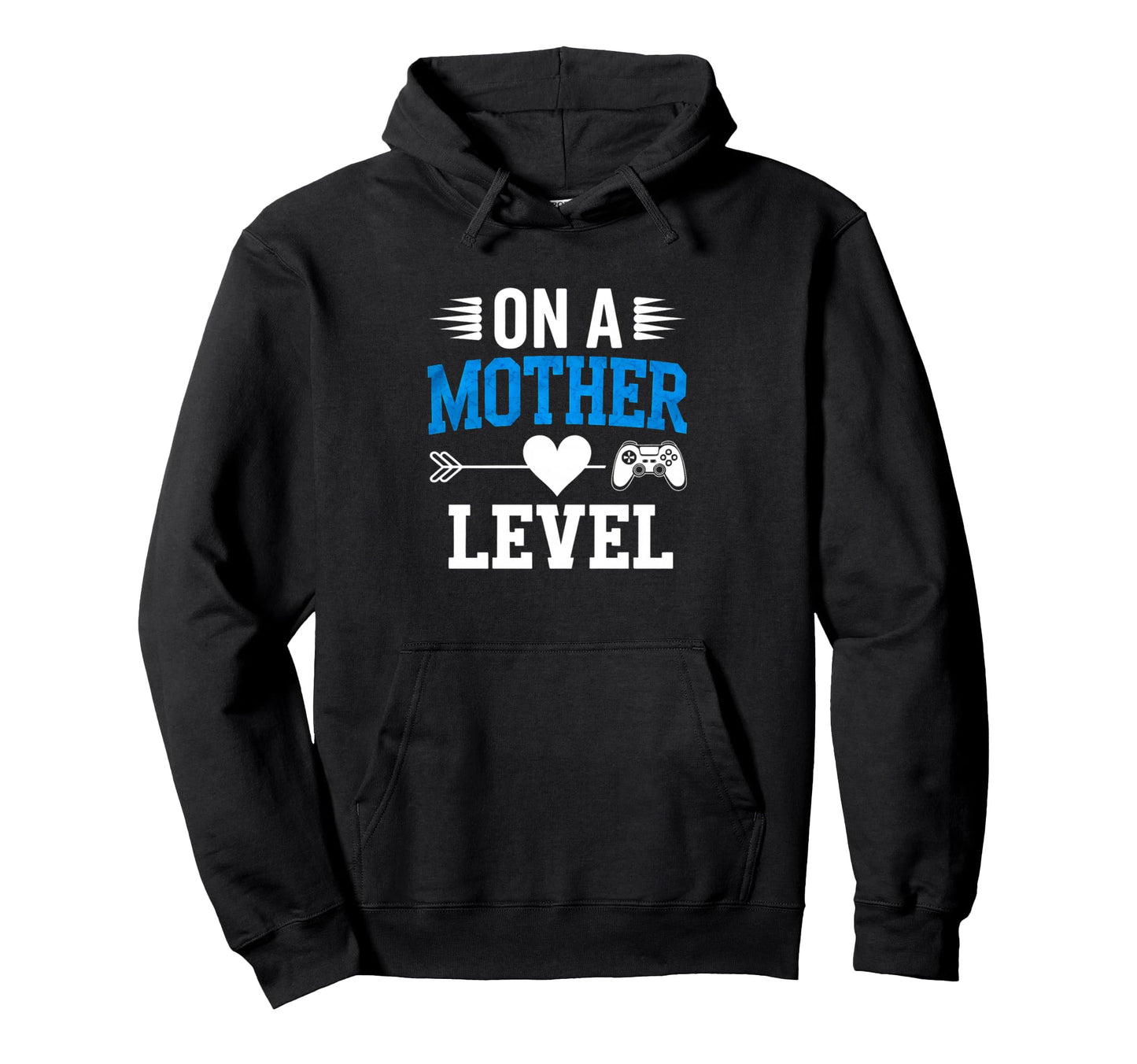 Funny Mothers Day Mother Level Gamer Hoodie - Aesthetic Graphic Men Women - T-Shirt, Sweatshirt, Hoodie