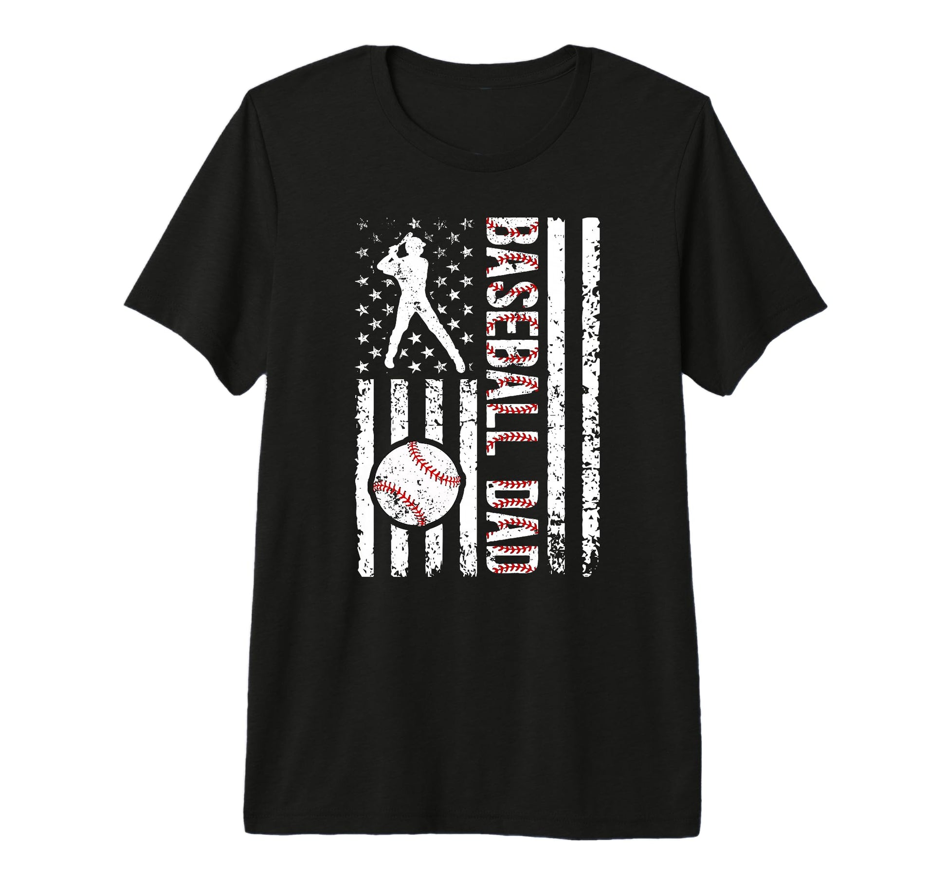 Mens Baseball Dad Baseball Player T-Shirt - Aesthetic Graphic Unisex - T-Shirt, Sweatshirt, Hoodie