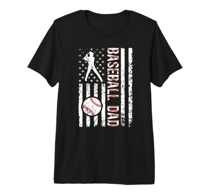 Mens Baseball Dad Baseball Player T-Shirt - Aesthetic Graphic Unisex - T-Shirt, Sweatshirt, Hoodie
