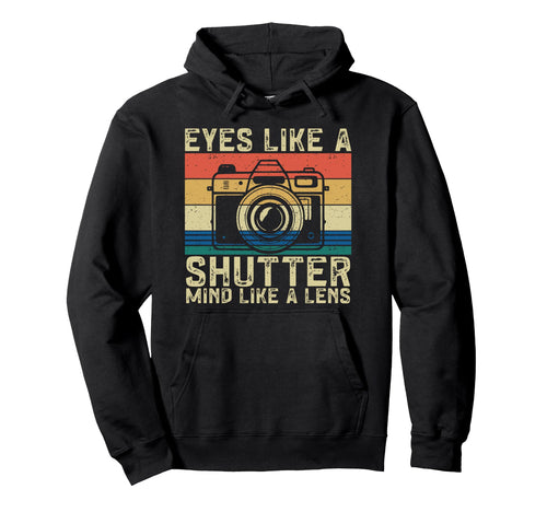 Photo Camera Photographer Flash Hoodie - Minimalist Print for Adults - T-Shirt, Sweatshirt, Hoodie