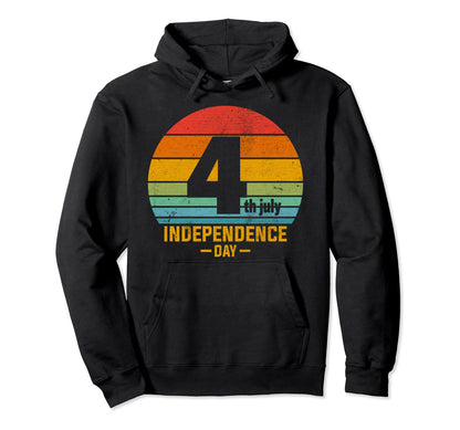 Patriotic American Rainbow 4Th July Usa Hoodie - Trendy Graphic for Adults - T-Shirt, Sweatshirt, Hoodie