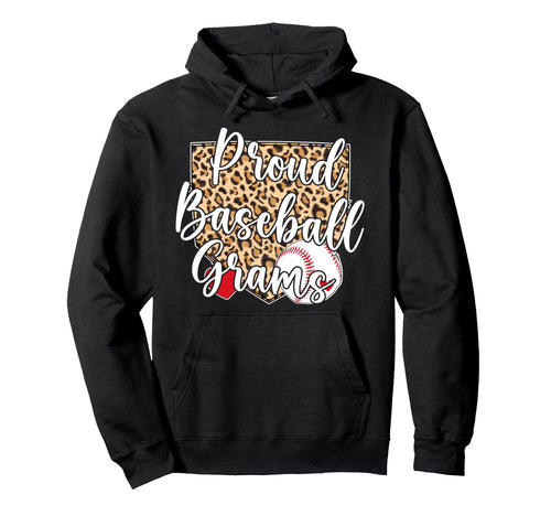 Proud Baseball Grams Baseball Player Hoodie - Graphic Print Men Women - T-Shirt, Sweatshirt, Hoodie
